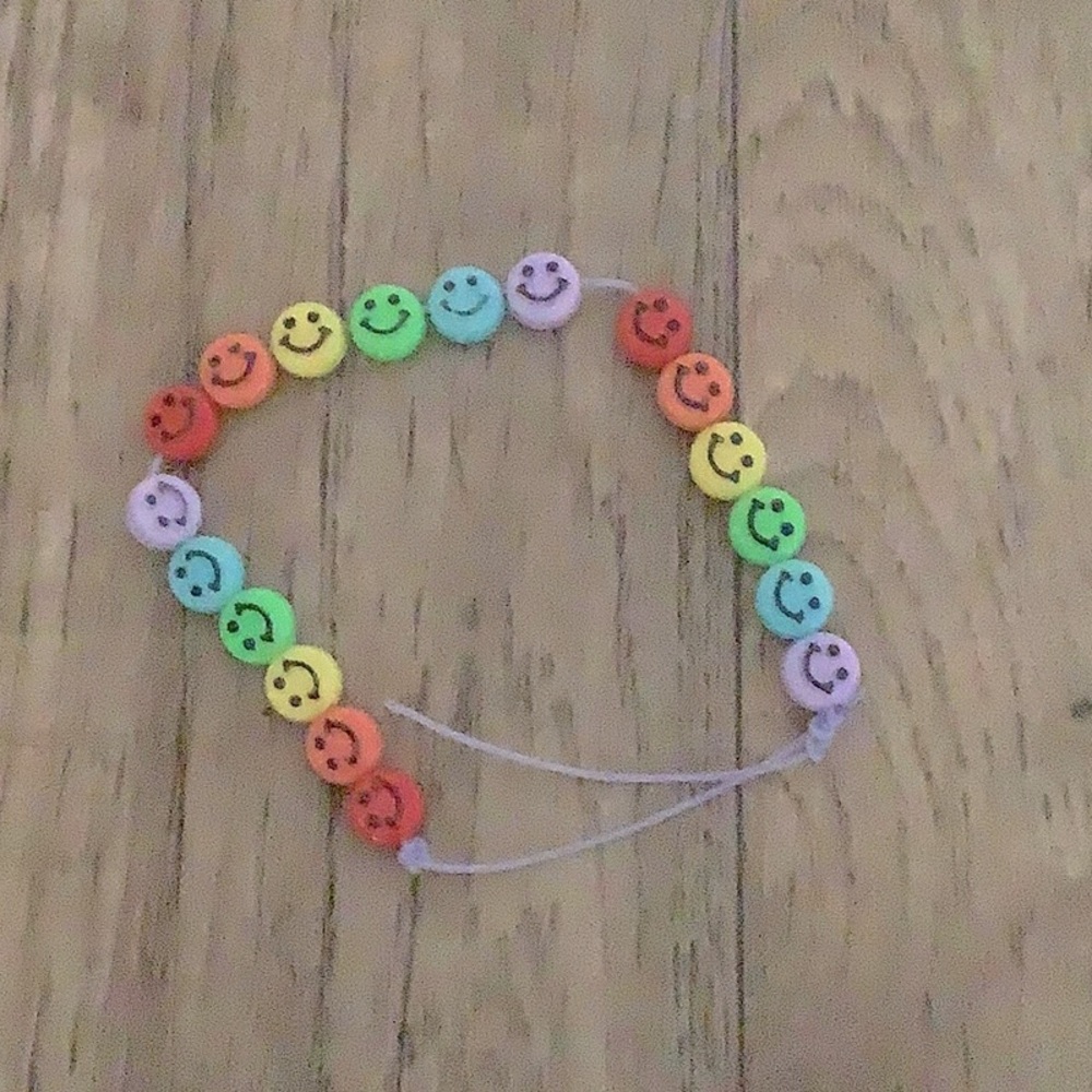 Rainbow bracelet for about 8-10 yrs olds